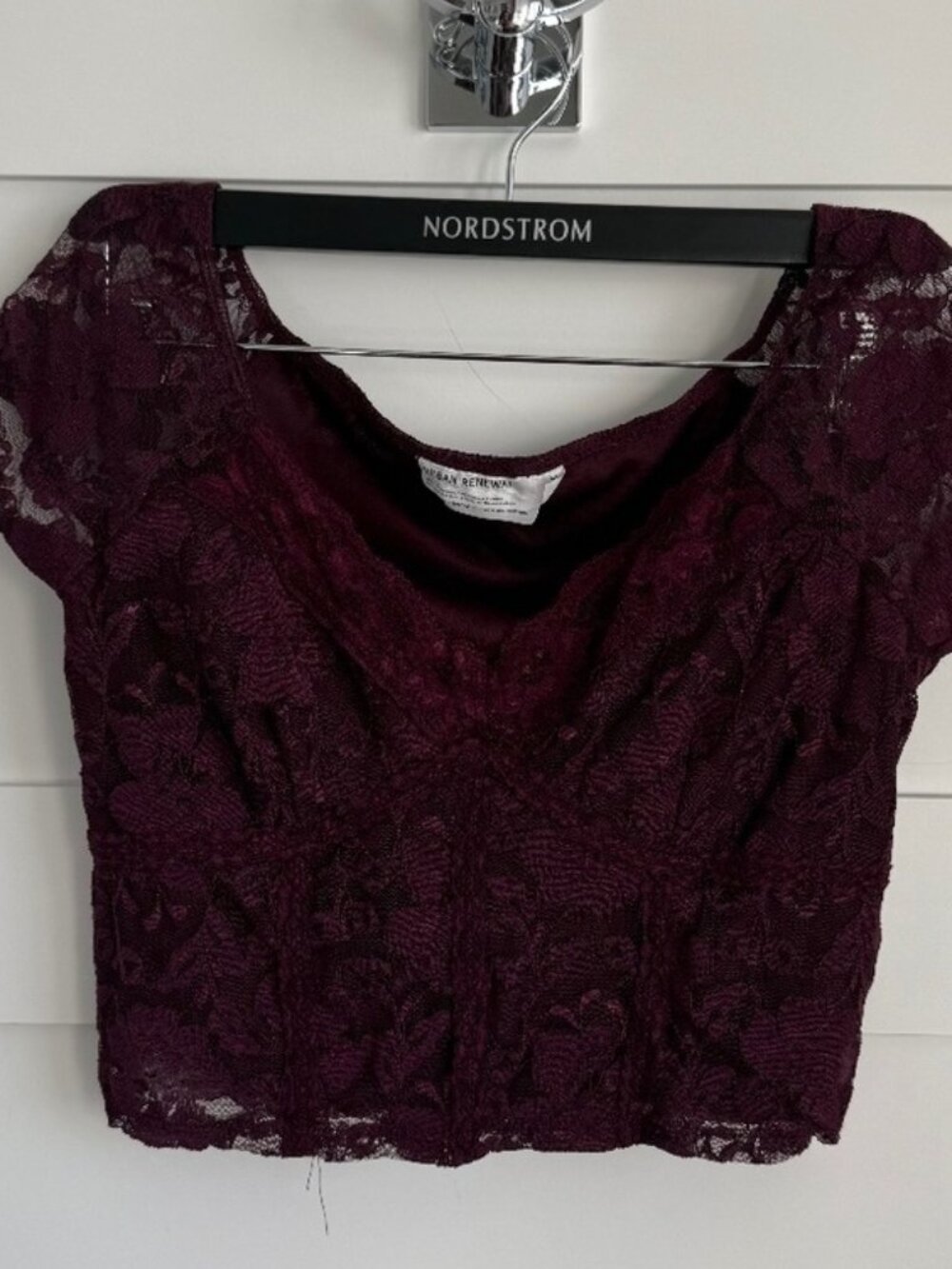 Lace crop top